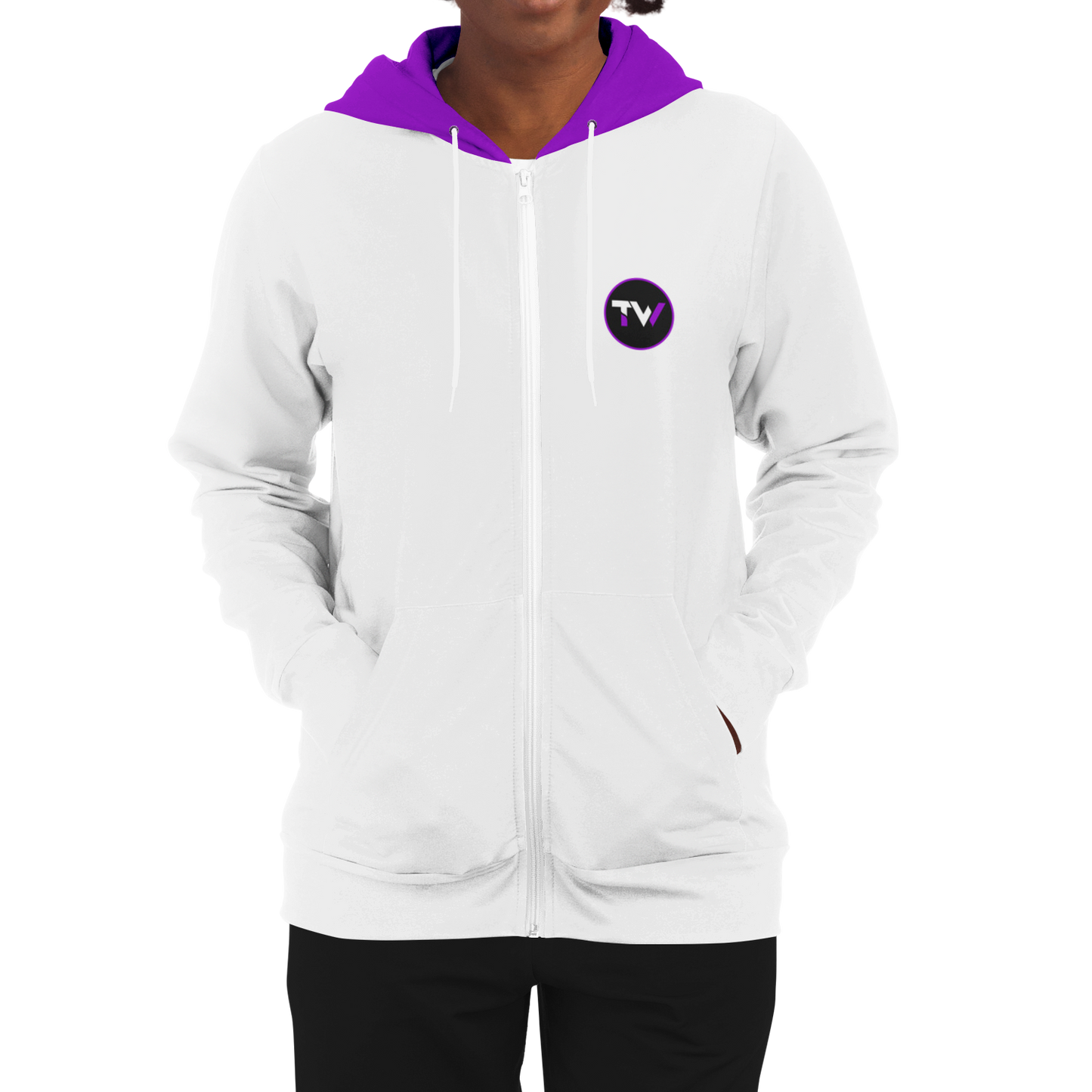 OG Fashion ZIP-UP Hoodie - White