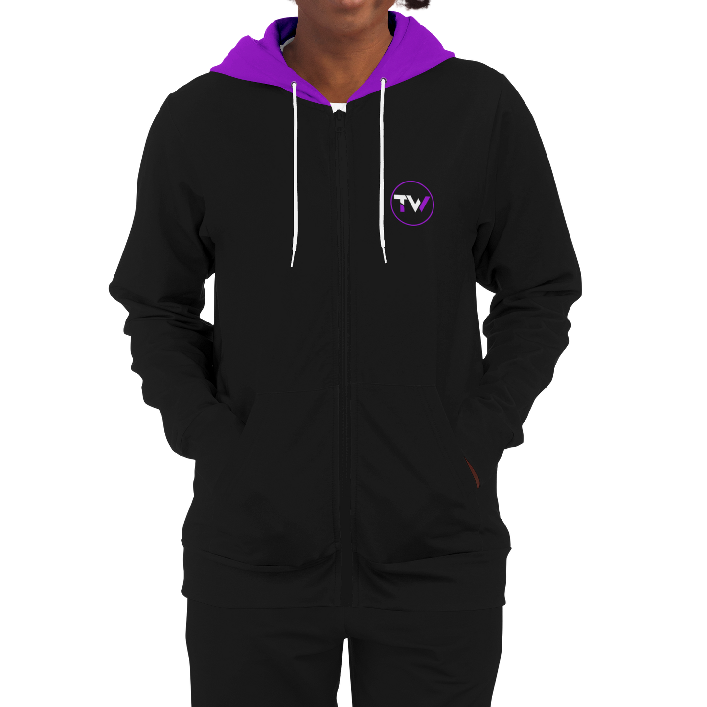 OG Fashion ZIP-UP Hoodie - Black