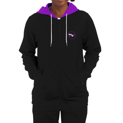 OG Fashion ZIP-UP Hoodie - Black