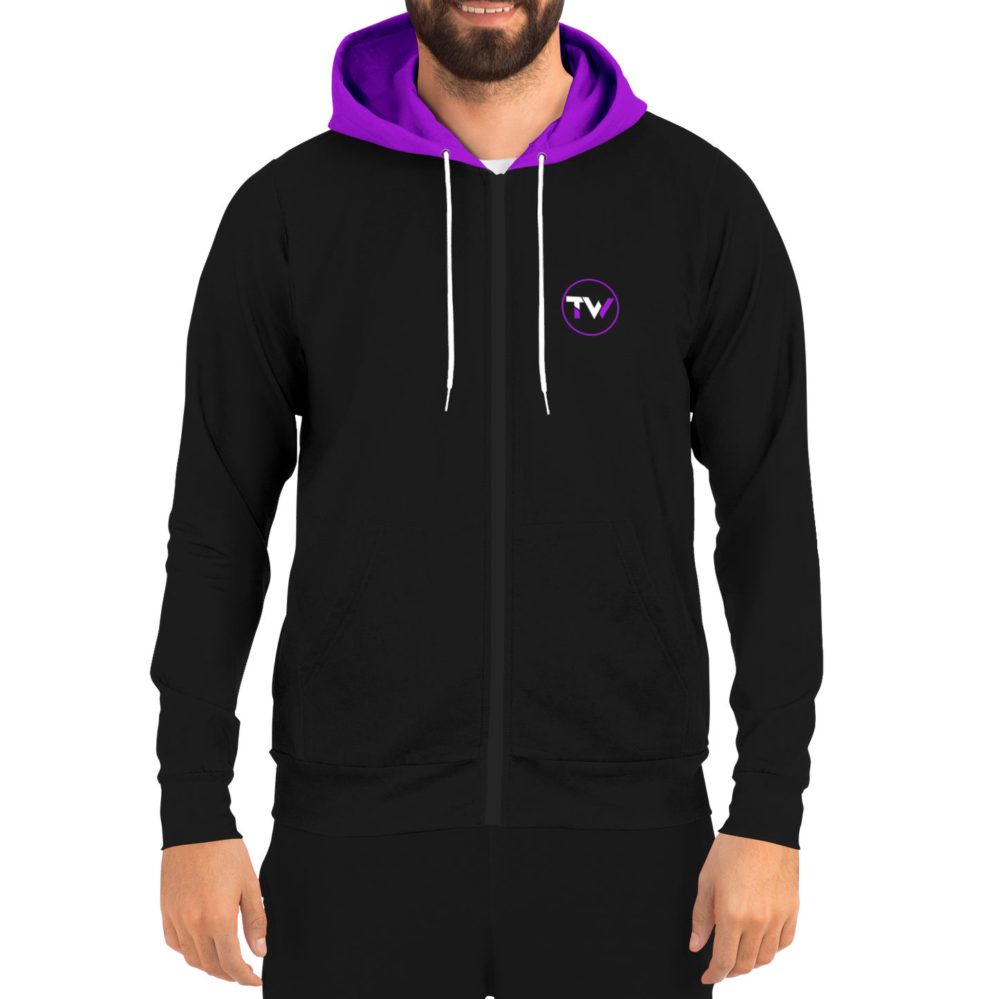 OG Fashion ZIP-UP Hoodie - Black